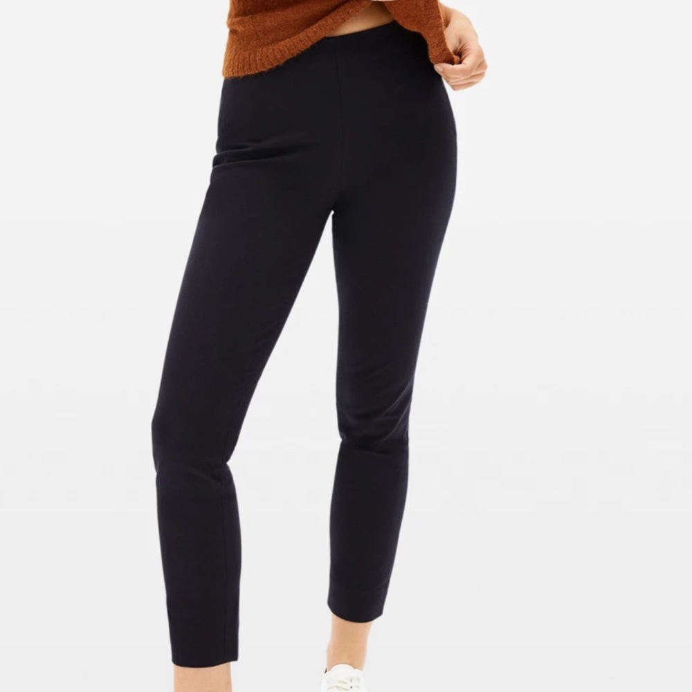 Everlane- The Side-Zip Stretch Cotton Pant
